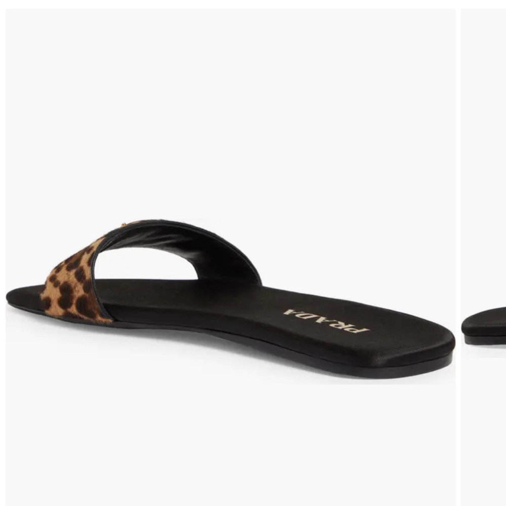 PRADA LEOPARD SANDALS - Picture 4 of 5